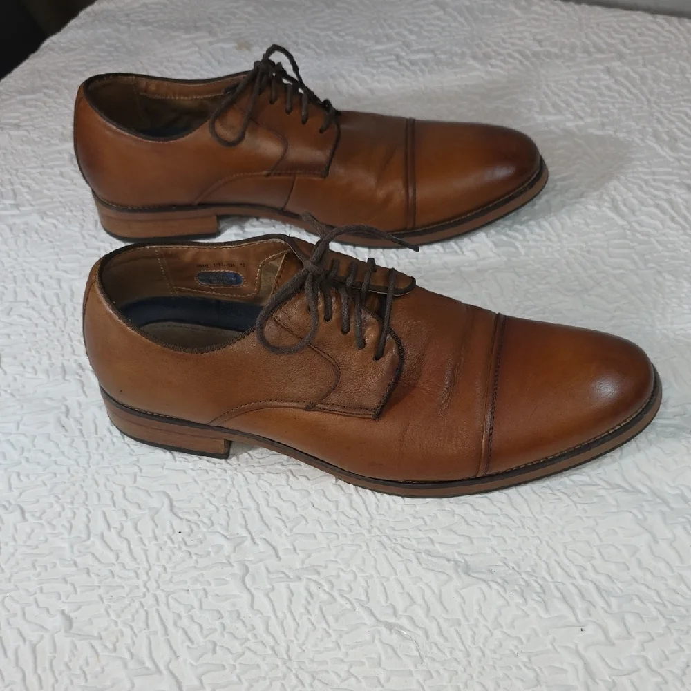 Florsheim Men’s Brown Leather Oxford Dress Shoes Size 12.5D Classic Professional